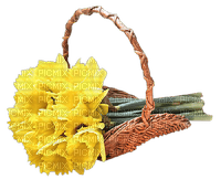 Bloemen in mandje - PNG gratuit