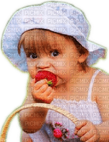 Rena Mädchen Girl Erdbeeren - Free PNG