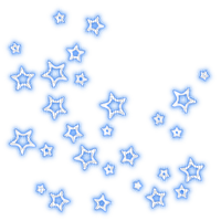 Little Blue Stars - kostenlos png