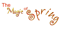 loly33 texte the magic of spring - 免费PNG