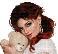 Femme Blanc ours:) - GIF animado gratis