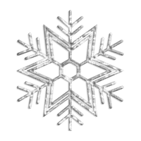 Tube décoration étoile de neige - nemokama png