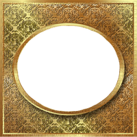 frame cadre rahmen tube vintage gold circle round oval fond background - Free PNG