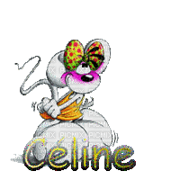 céline - Бесплатный анимированный гифка
