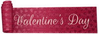 Kaz_Creations Valentine Deco Love  Hearts Text Banner - darmowe png