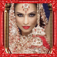 Beautiful Indian woman - GIF animé gratuit