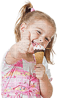 Fille.Girl.Enfant.Ice cream.Victoriabea - PNG gratuit