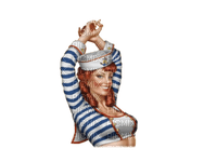 nautical woman bp - png ฟรี