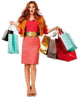 Kaz_Creations Woman Femme Shopping - gratis png