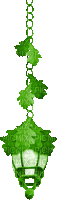 Light.Lamp.Lantern.Green.Animated - KittyKatLuv65 - Darmowy animowany GIF