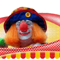 Kaz_Creations Party Clown Performer - Darmowy animowany GIF