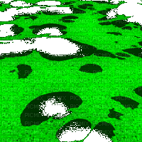 green slime - GIF animasi gratis