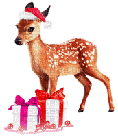 soave deco animals christmas winter deer gift box - ingyenes png