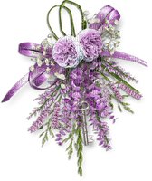 soave deco laventer flowers branch  purple - 免费PNG