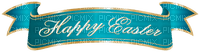 Kaz_Creations Easter Deco Banner Text Happy Easter - bezmaksas png