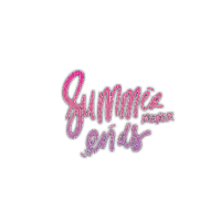 summer never ends dolceluna text pink - PNG gratuit