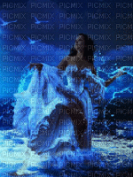 water woman - GIF animé gratuit