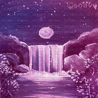 soave background animated fantasy  night purple - Free animated GIF