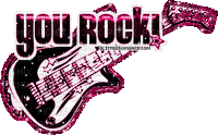 rock - GIF animado grátis