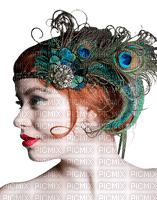 Kaz_Creations Woman-Femme-Peacock - Free PNG
