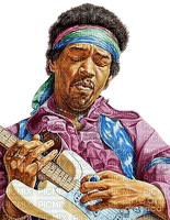 loly33 Jimi Hendrix - PNG gratuit