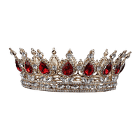 kikkapink deco scrap ruby crown - nemokama png
