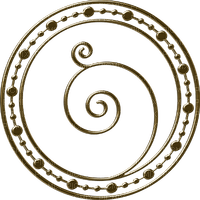 gold lace circle - ilmainen png