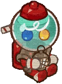 candy diver cookie stare - Darmowy animowany GIF
