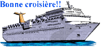 bateau bonne crosiere - Δωρεάν κινούμενο GIF