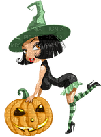 MMarcia  femme woman witch halloween mignon - ücretsiz png