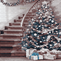 Y.A.M._New year Christmas background Sepia - 無料のアニメーション GIF