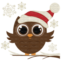 Santa Owl - PNG gratuit