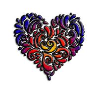 dekor szív - kostenlos png