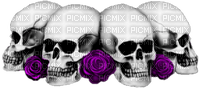 Gothic.Black.White.Purple - PNG gratuit