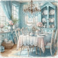 chambre turquoise - gratis png