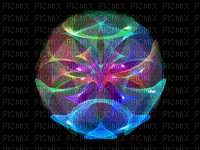 MMarcia gif geométrico colorido fundo - Darmowy animowany GIF