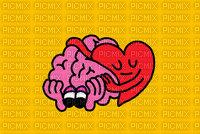 heart brain - Bezmaksas animēts GIF