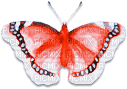 soave deco butterfly scrap pink - 免费PNG