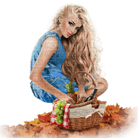 autumn woman by nataliplus - png ฟรี