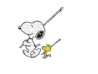 Snoopy N Flag PNG 2 - 免费PNG