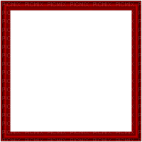 Kaz_Creations Deco Border Red Frames Frame - PNG gratuit