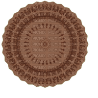 brown circle.♥ - 免费PNG