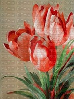 image encre couleur fleurs printemps tulipes anniversaire edited by me - бесплатно png
