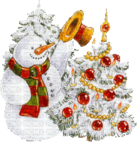 snowman Nitsa1 - Бесплатный анимированный гифка