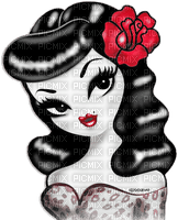 soave woman rockabilly vintage summer pin up - PNG gratuit