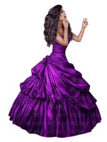 woman in purple by nataliplus - png gratuito