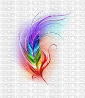 FEATHER RAINBOW - png gratis