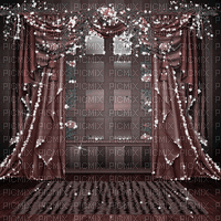 dolceluna animated  background curtains fantasy - Darmowy animowany GIF