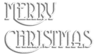 kikkapink merry christmas text png white - Free PNG