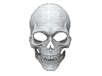 Gothic.Skull.Crâne.Calavera.Victoriabea - GIF animado grátis